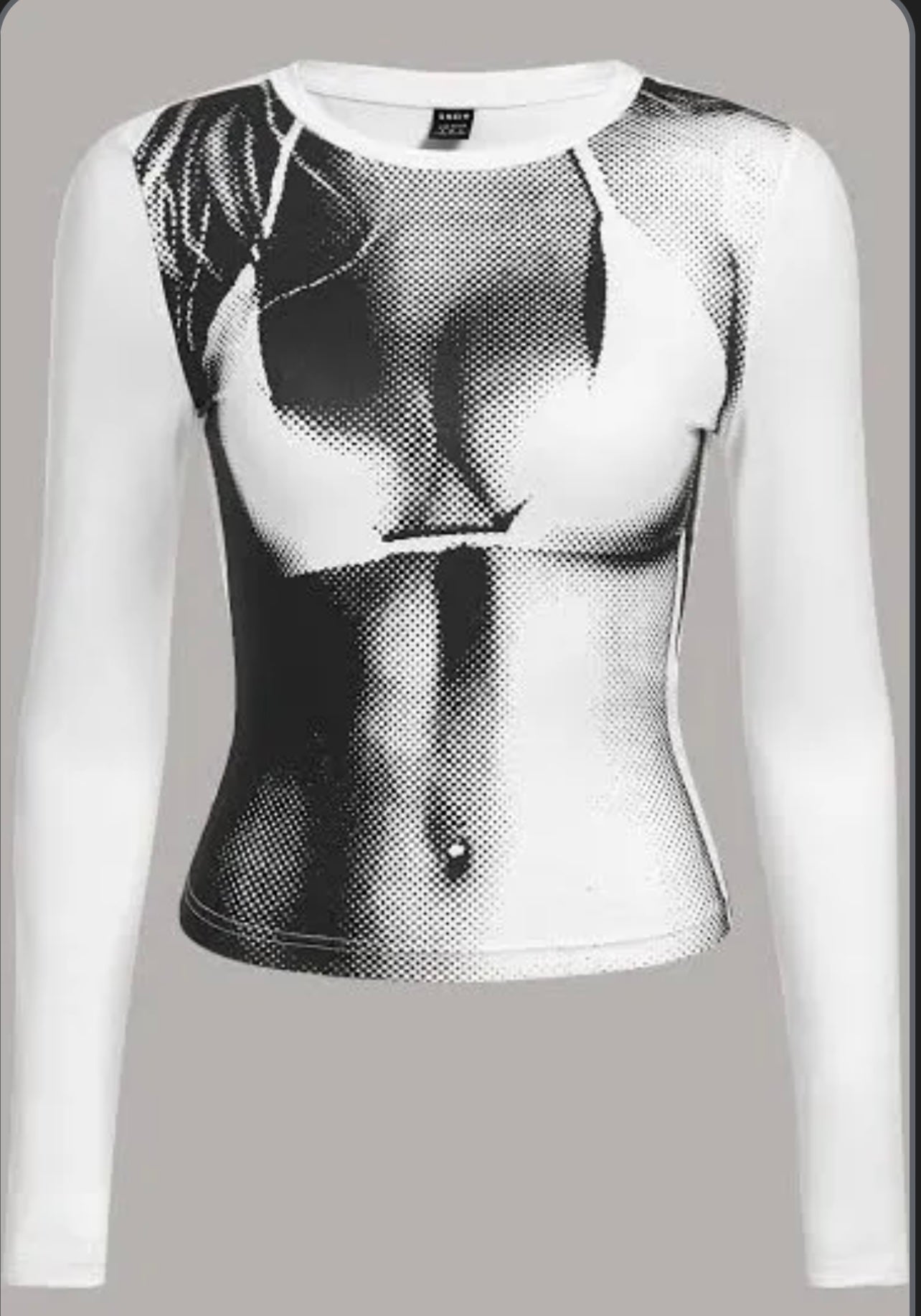 Body Print Longsleeve Shirt